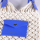 Sac Weaves Macramé Bleu Digital