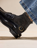 Pack De 3 Chaussettes - Fantaisie Froufrou Paillettes Lilas Noir Violet