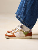 Baskets Basses Marie - Brique Écru Beige