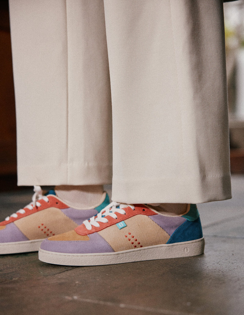 Baskets Basses Marie - Lilas Beige Brique