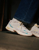 Baskets Basses May - Écru Rose Jaune