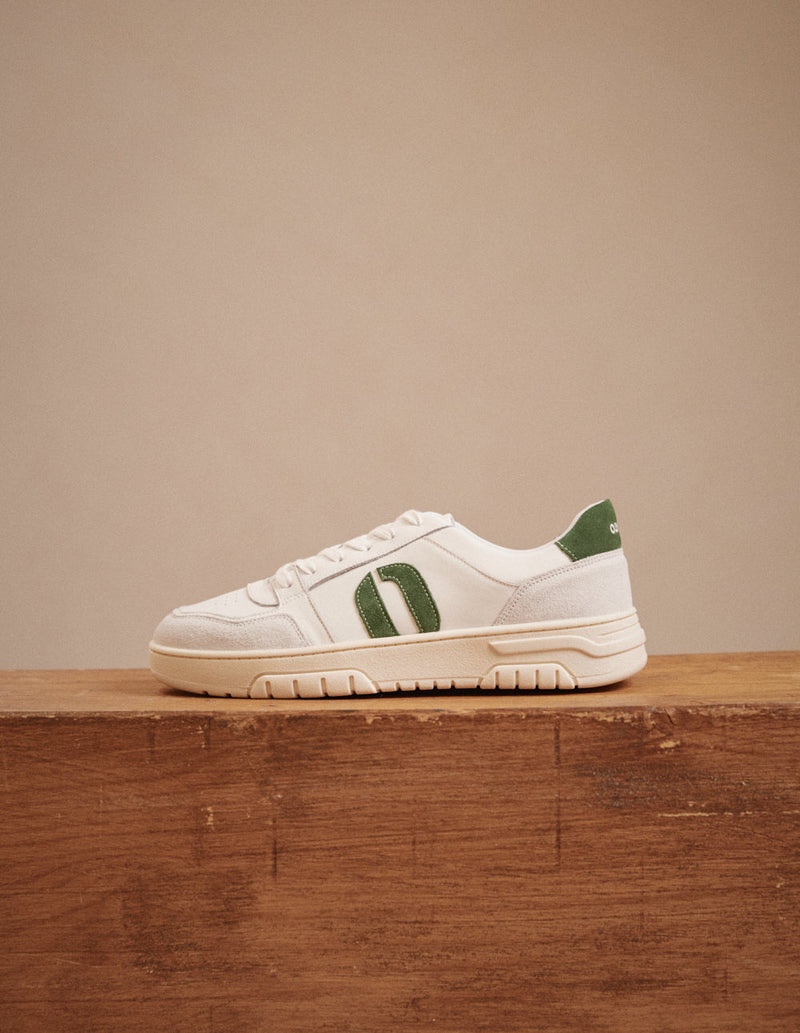 Baskets Basses Nino - Blanc Vert