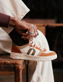 Baskets Basses Nino - Marron Beige Brique