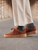 Baskets Basses Nino - Suède Huilé Marron