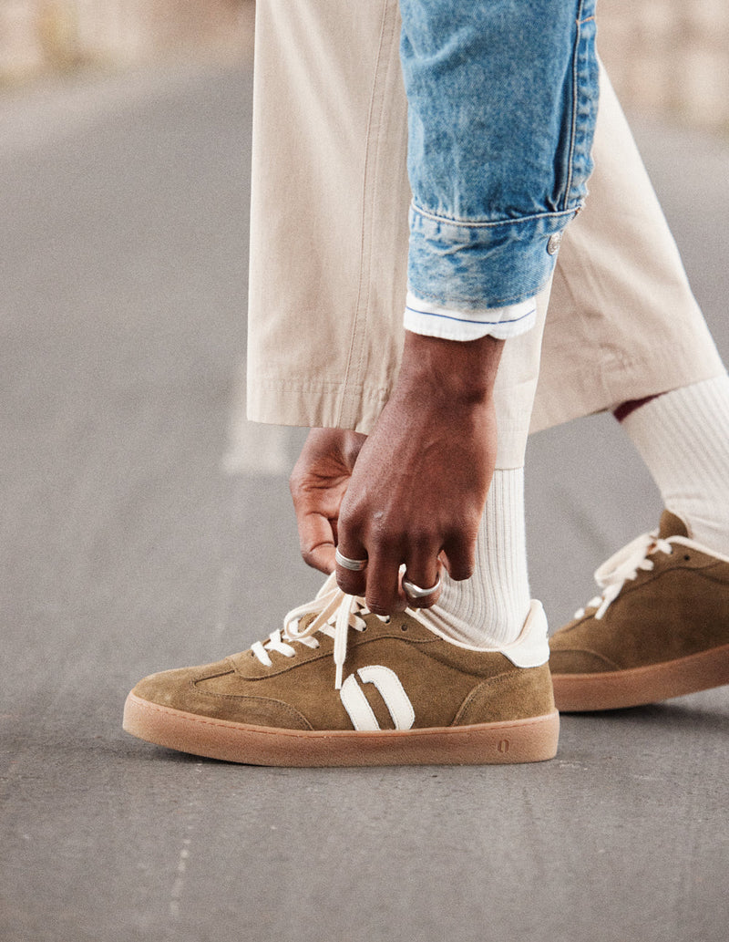 Baskets Basses Pablo - Kaki Écru