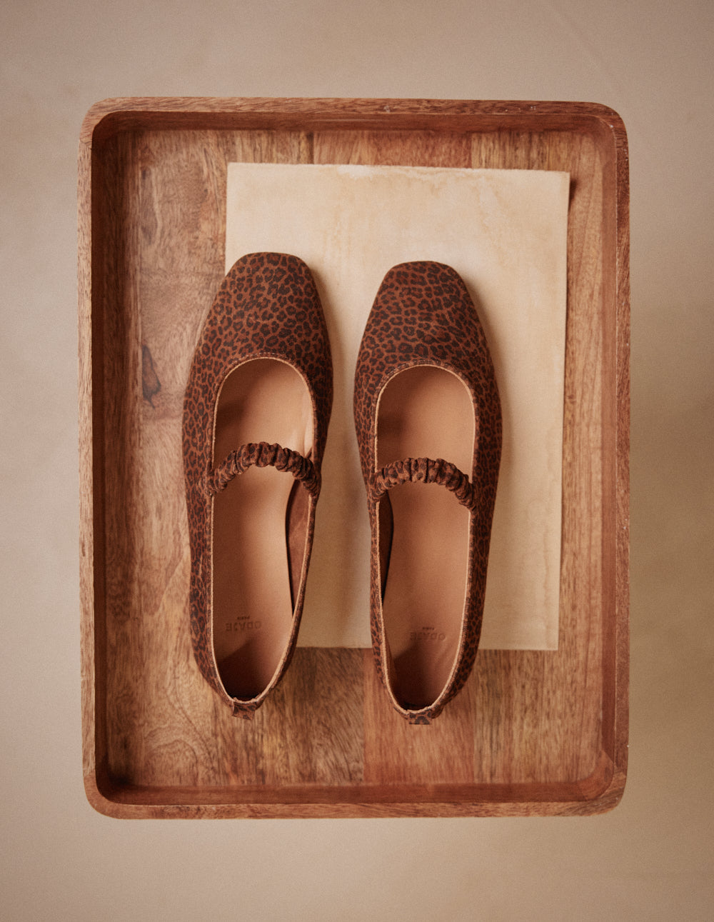 Ballerines Serra - Suède Léopard