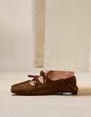 Ballerines Tula - Suède Léopard