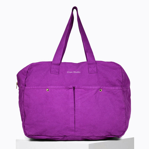 Sac De Voyage Coton Violet