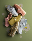 Wallabee - Dark Olive Emb - Women's