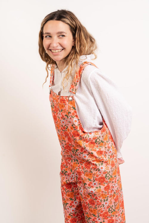 Robe Salopette Orange Nina Flores