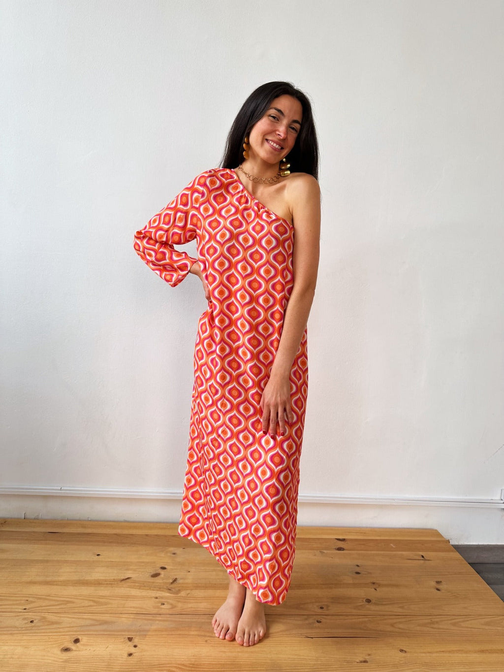 Tina Dress Orange