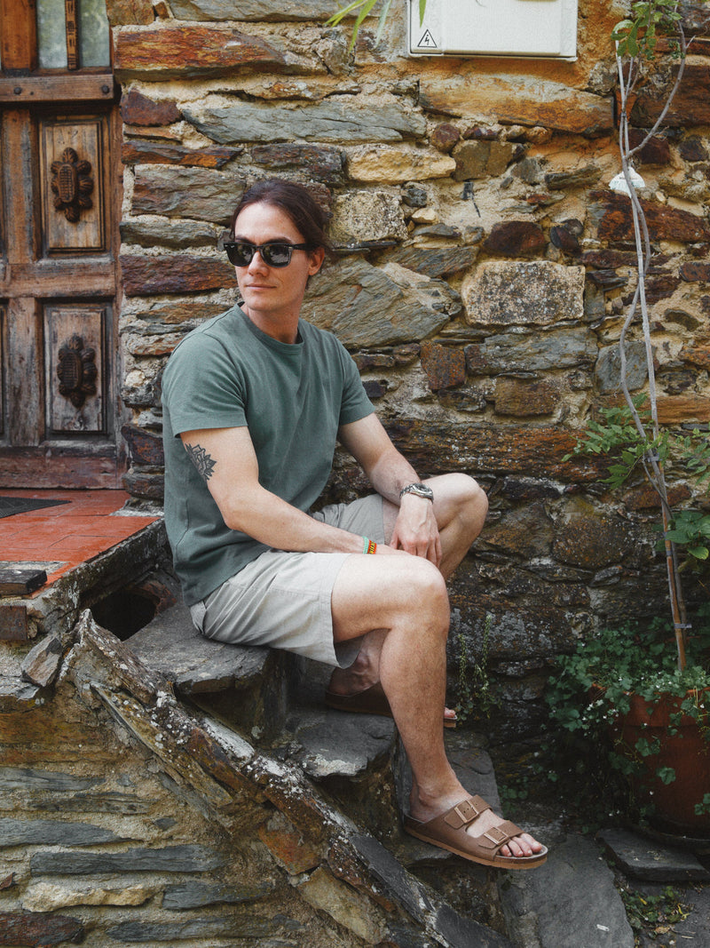 Sandales Hawaii Oiled Leather Clay