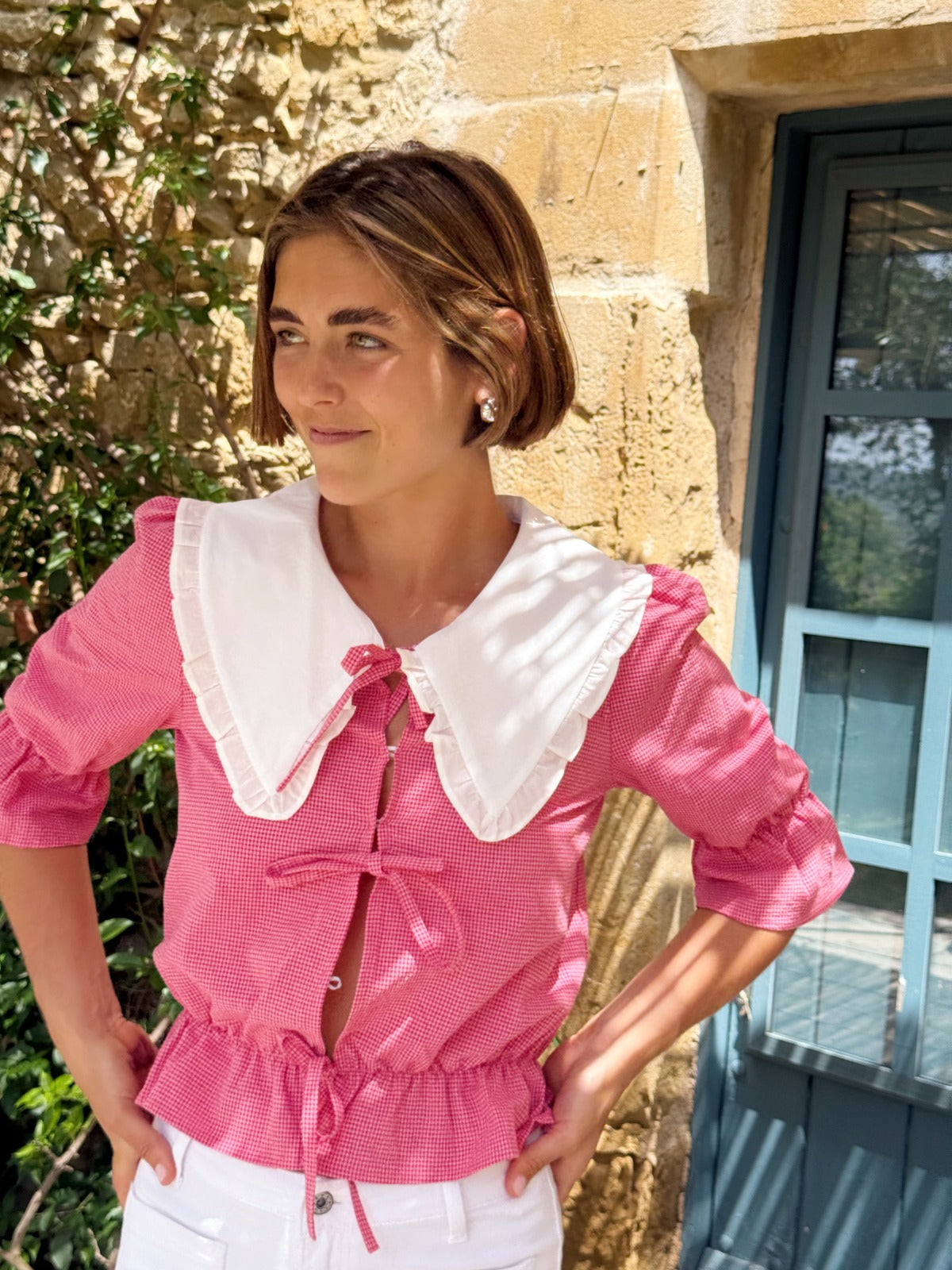 Sara Red Blouse