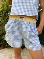 Short Mina Bleu Y Jaune