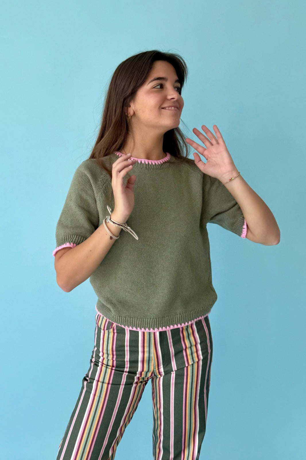 Camiseta Joana Kaki