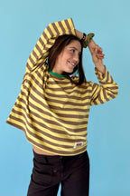 Camiseta Núria Amarilla Y Marrón