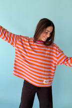 Camiseta Núria Lavanda Y Naranja