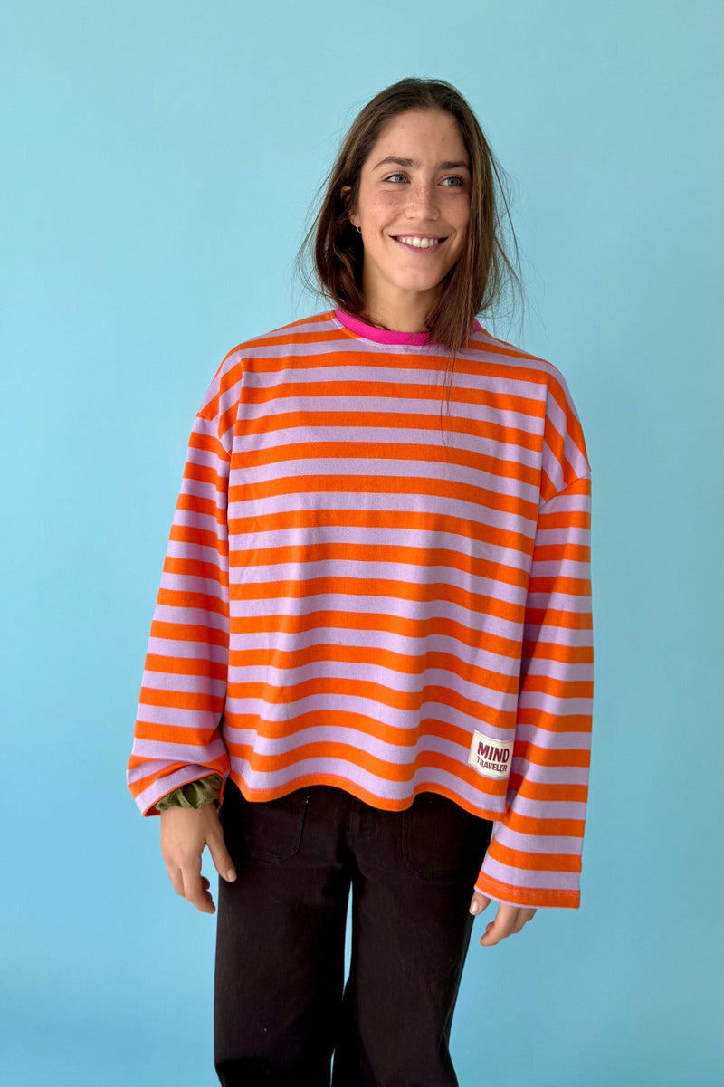 T-Shirt Núria Lavande Y Orange