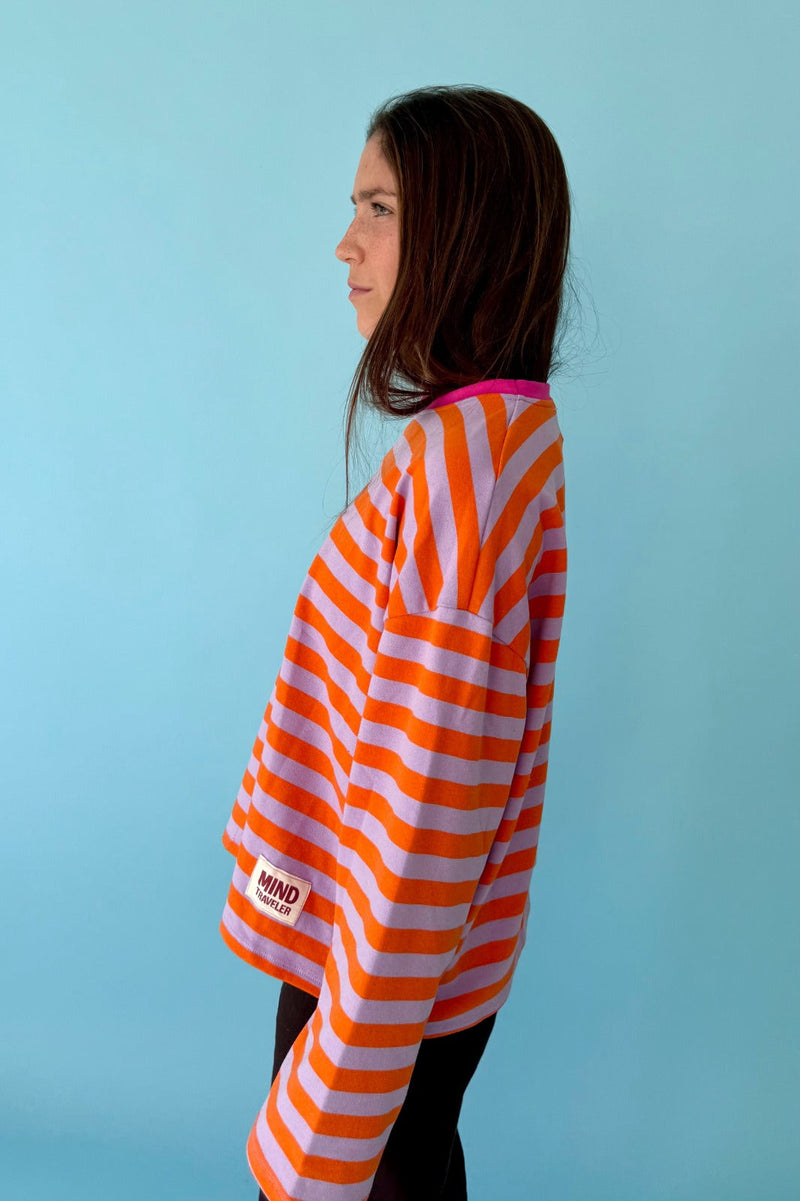 T-Shirt Núria Lavande Y Orange