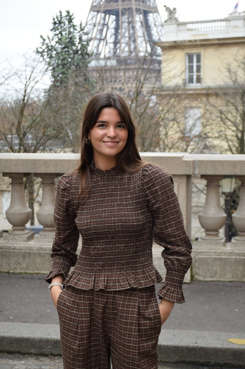 Chemise Chía Alia Marron