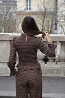 Chemise Chía Alia Marron