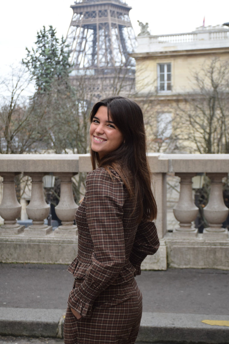 Chemise Chía Alia Marron
