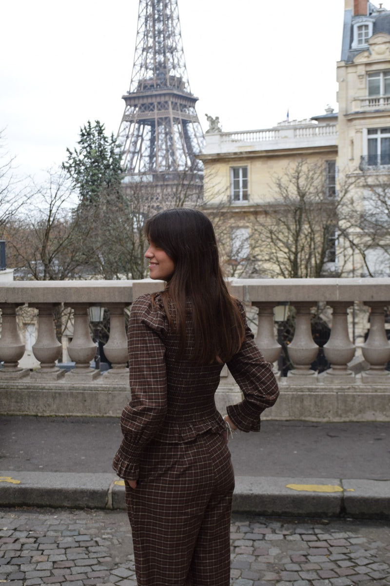 Chemise Chía Alia Marron