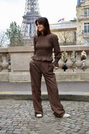 Chemise Chía Alia Marron