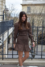Vestido Chía Marrón