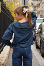 Camisa Diana Azul Marino