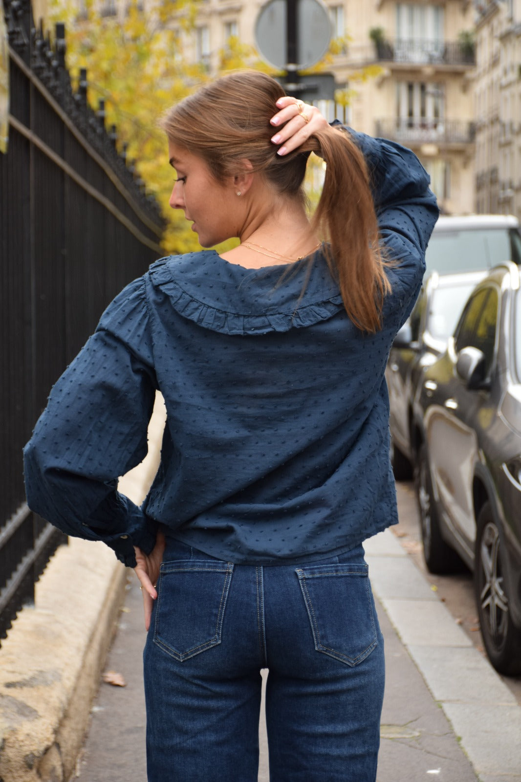 Camisa Diana Azul Marino