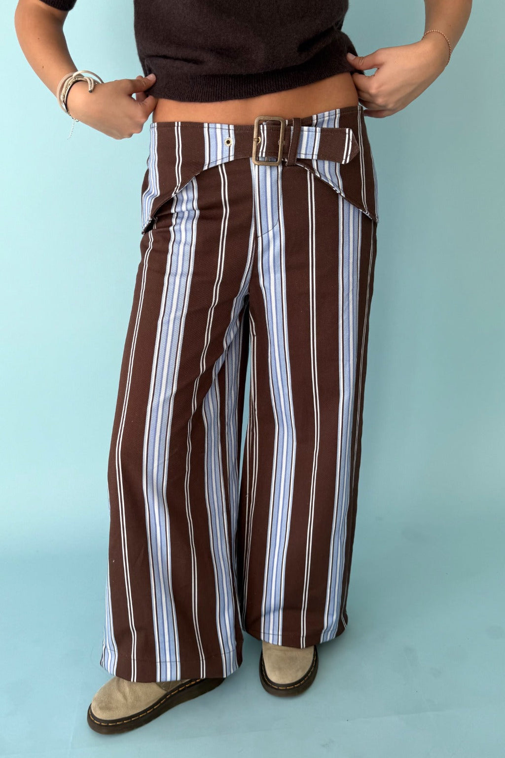Jean Tere Azul Y Brown