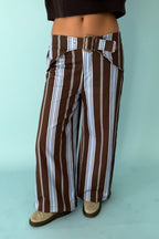 Jean Tere Azul Y Brown