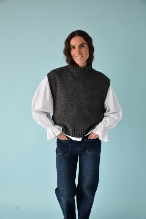 Julieta Gray Vest