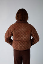 Chaqueta Mili Cuadros Marrón