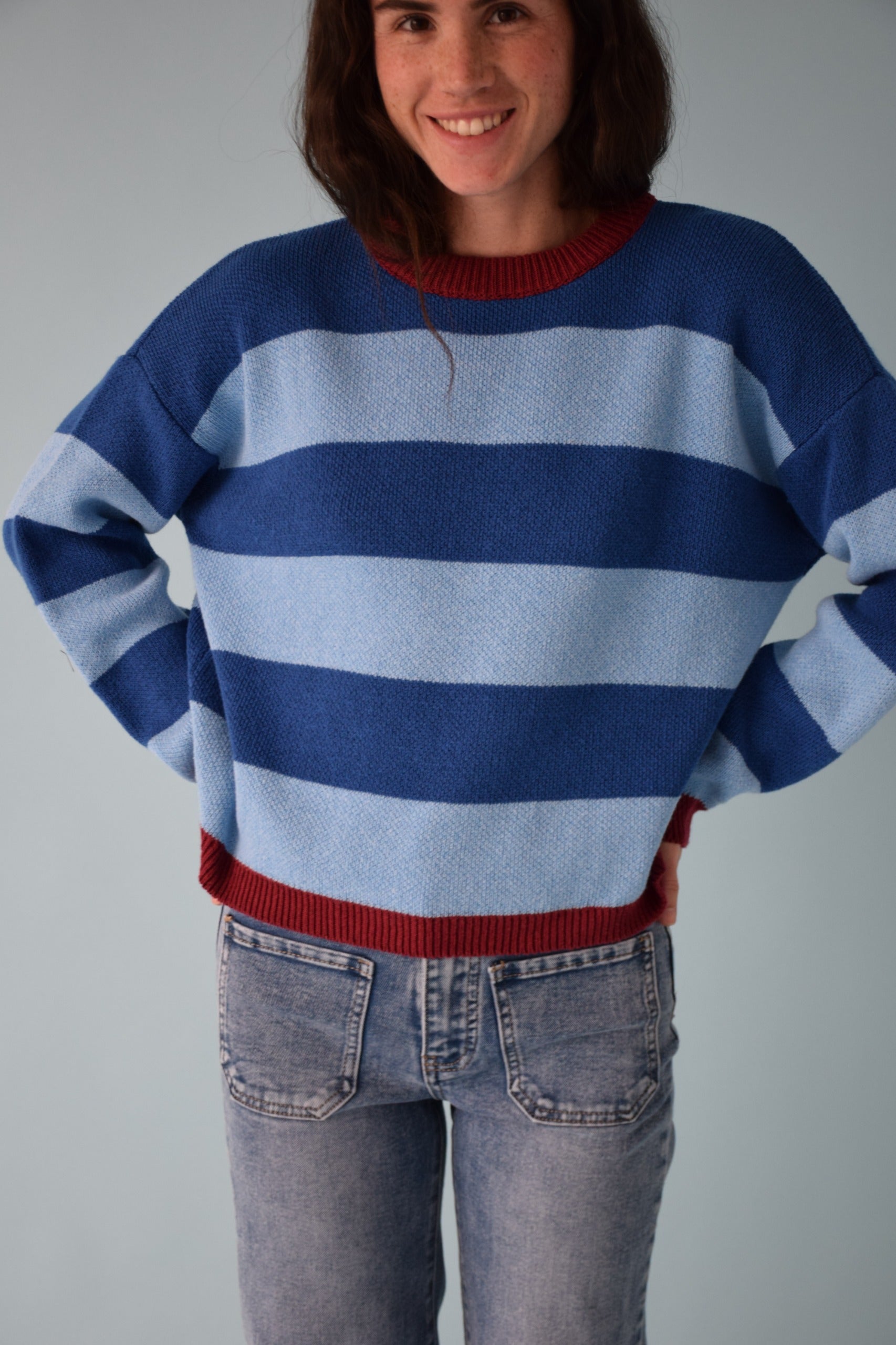 Alexia Rayas Sweater Blue