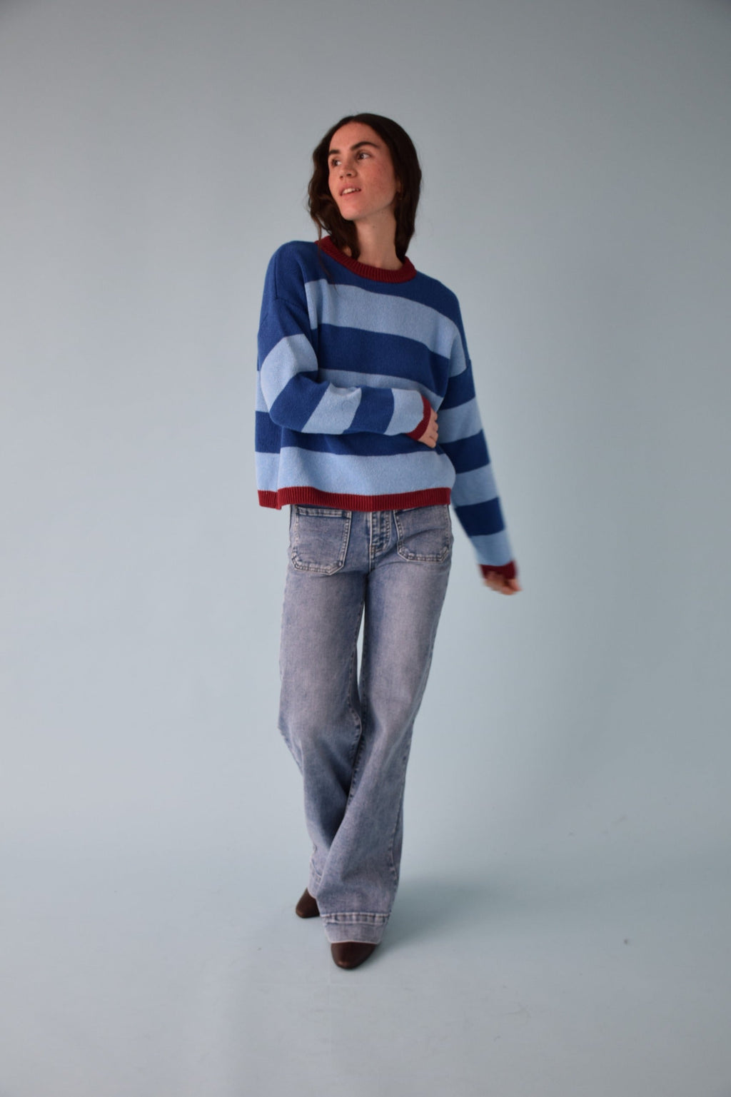 Alexia Rayas Sweater Blue