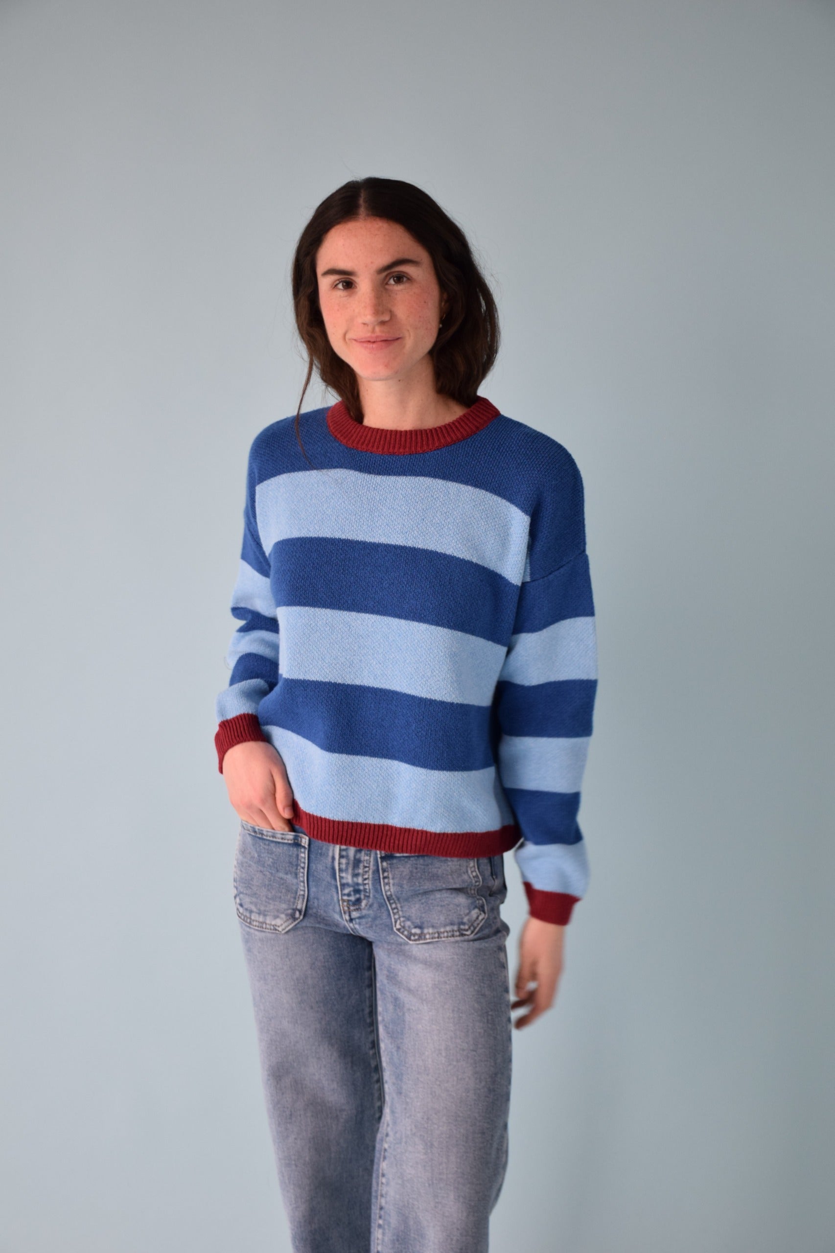 Alexia Rayas Sweater Blue