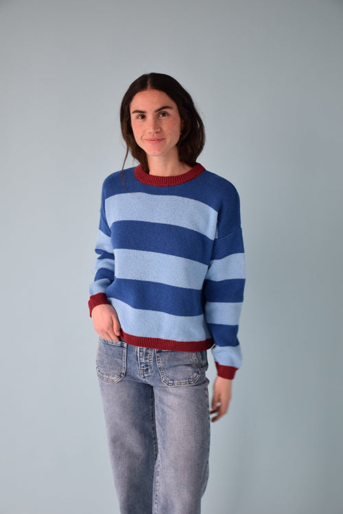 Alexia Rayas Sweater Blue