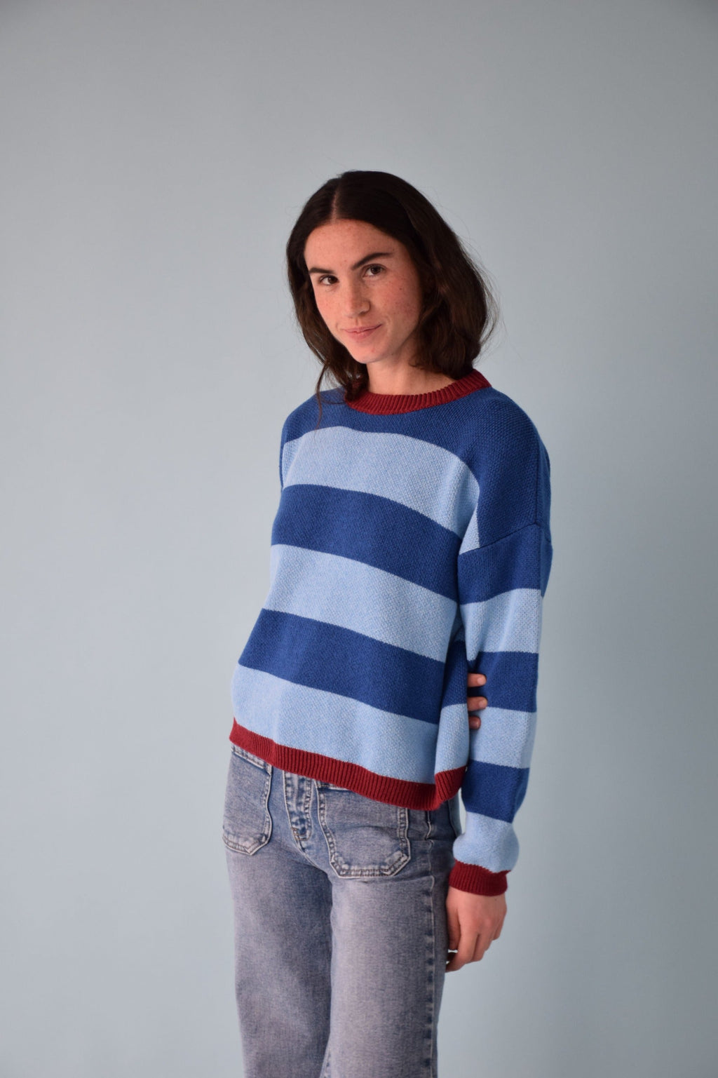 Alexia Rayas Sweater Blue