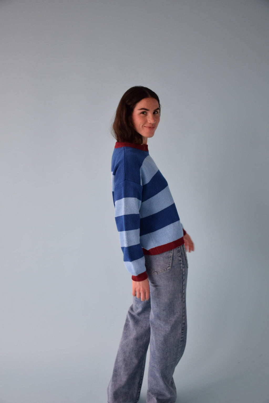 Alexia Rayas Sweater Blue