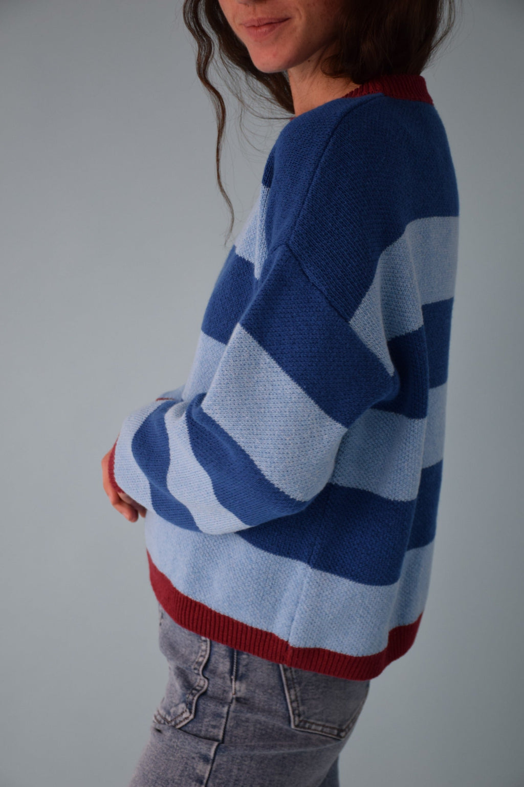Alexia Rayas Sweater Blue