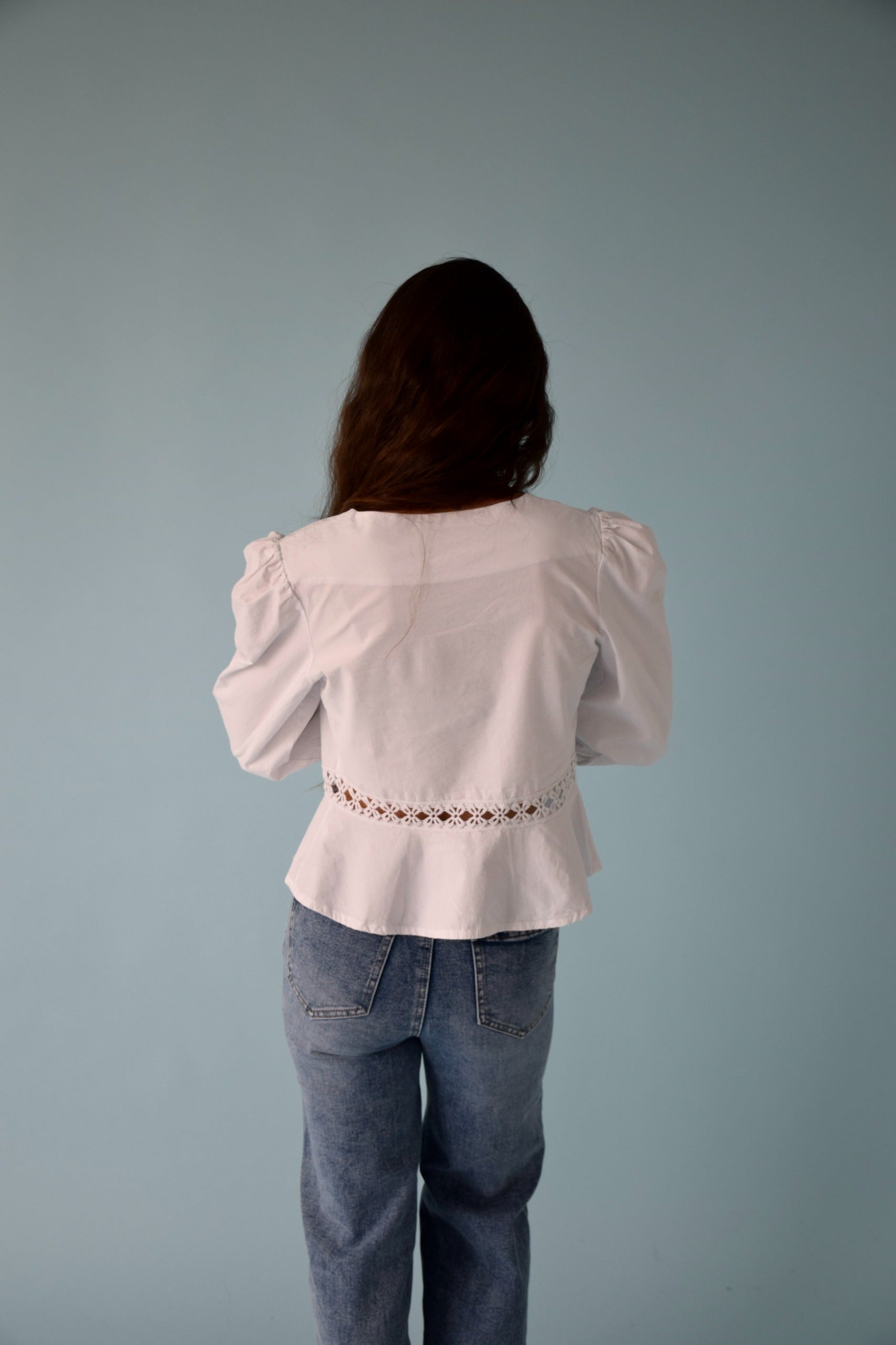 White Roma Blouse