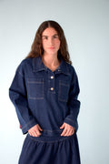 Noa Denim Polo Shirt