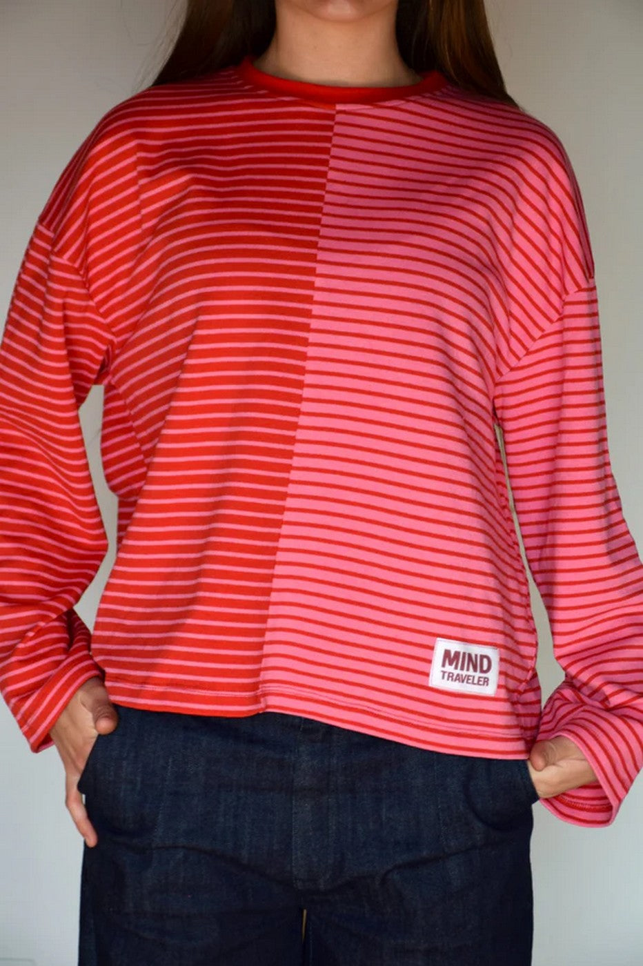 Mariona Red and Pink T-Shirt
