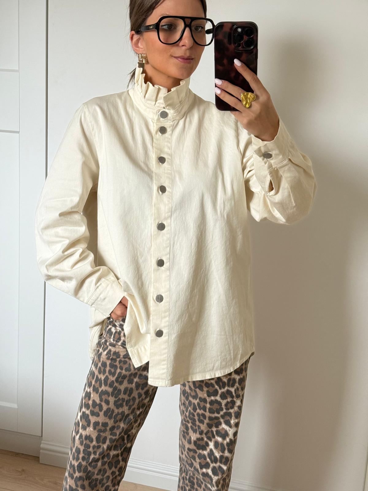 Malo Ecru Overshirt