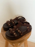 Sandales Brown