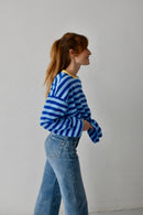 T-Shirt Núria Bleu y Jaune