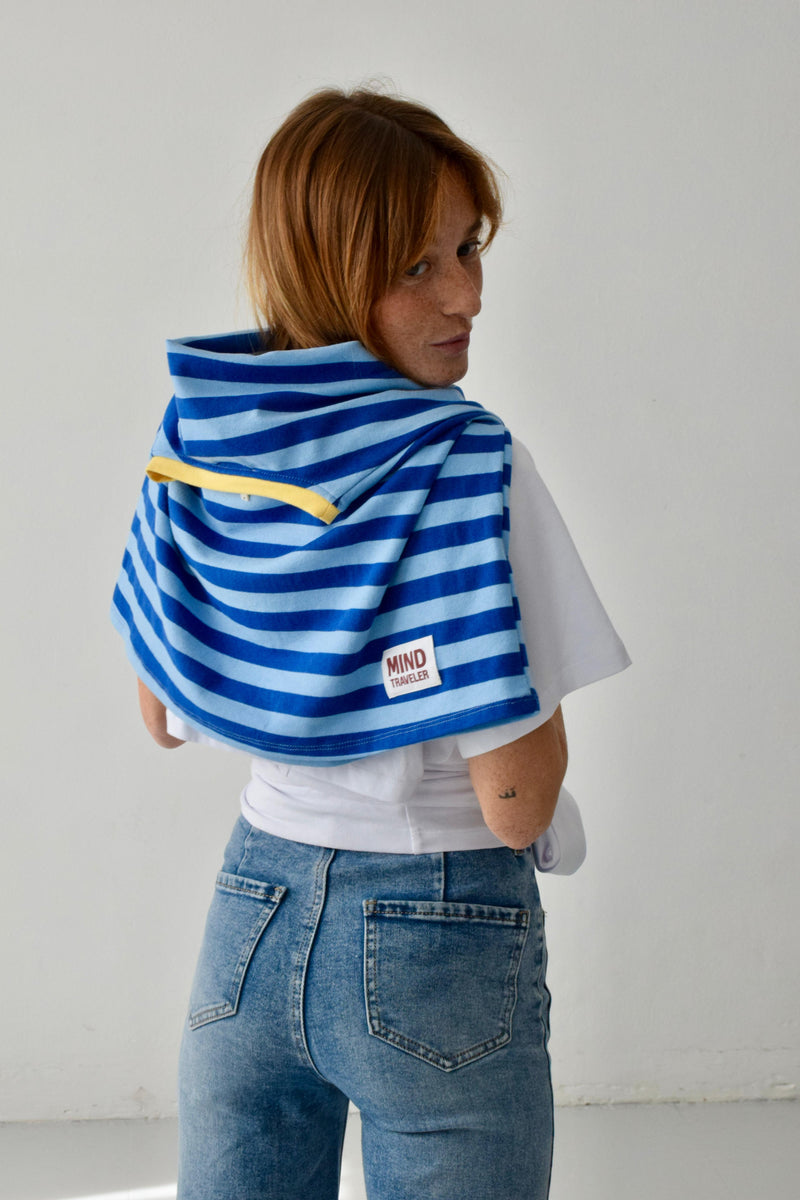 T-Shirt Núria Bleu y Jaune