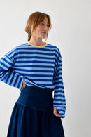 T-Shirt Núria Bleu y Jaune